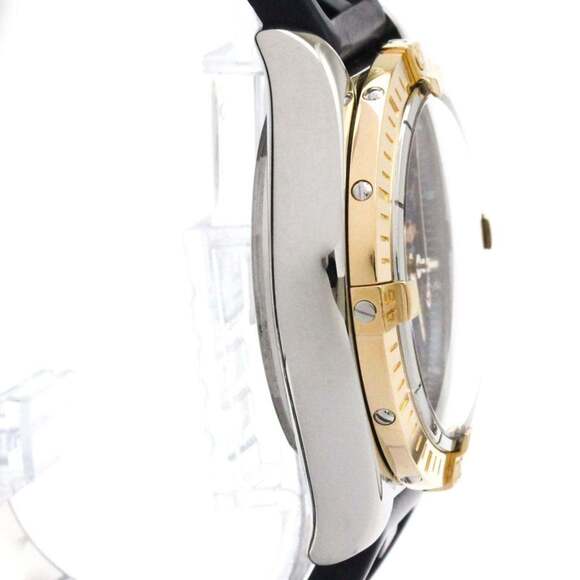 BREITLING Chronomat Evolution 18K Pink Gold Steel Watch C13356 - Picture 8 of 8